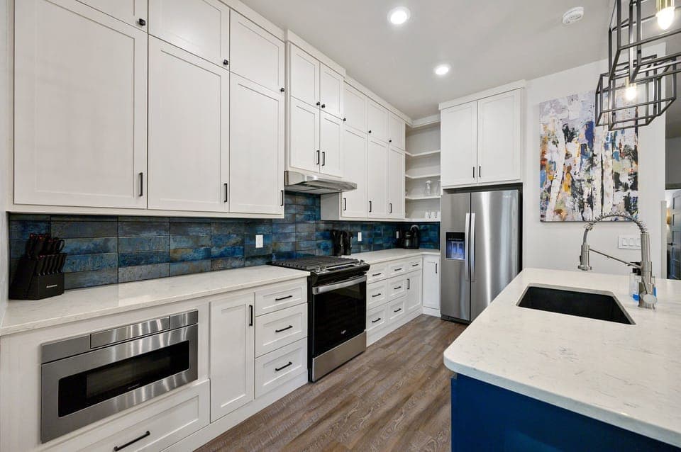 Full Kitchen equipped with everything you need to prepare a meal for your gathering