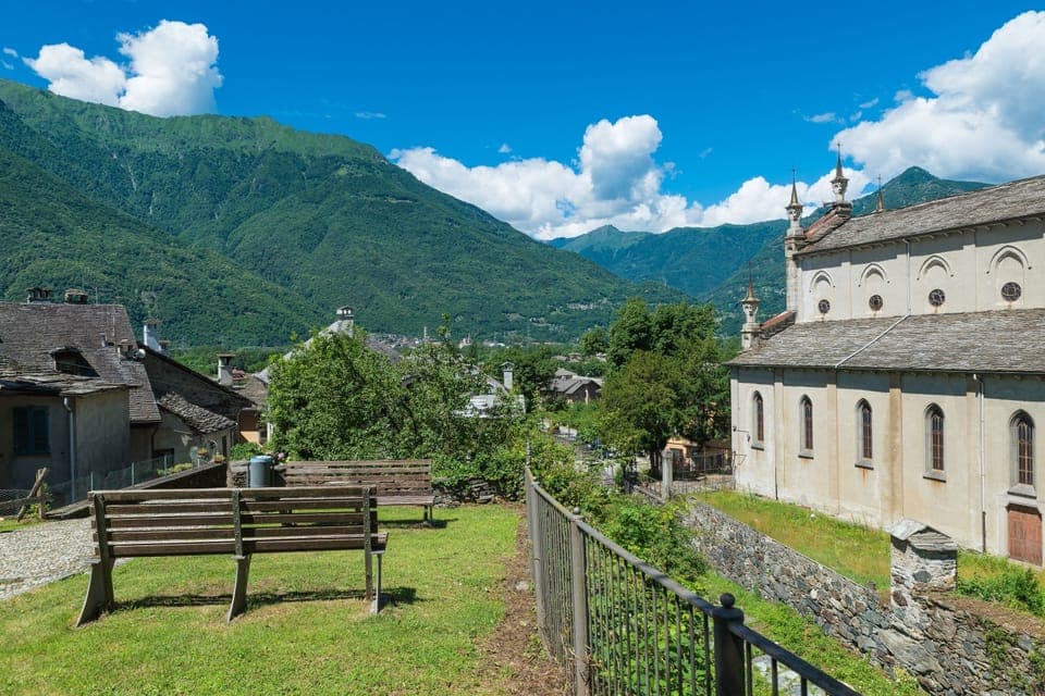 Valle Ossola and the nearby town of Vogogna, on the border with the Val Grande national park
