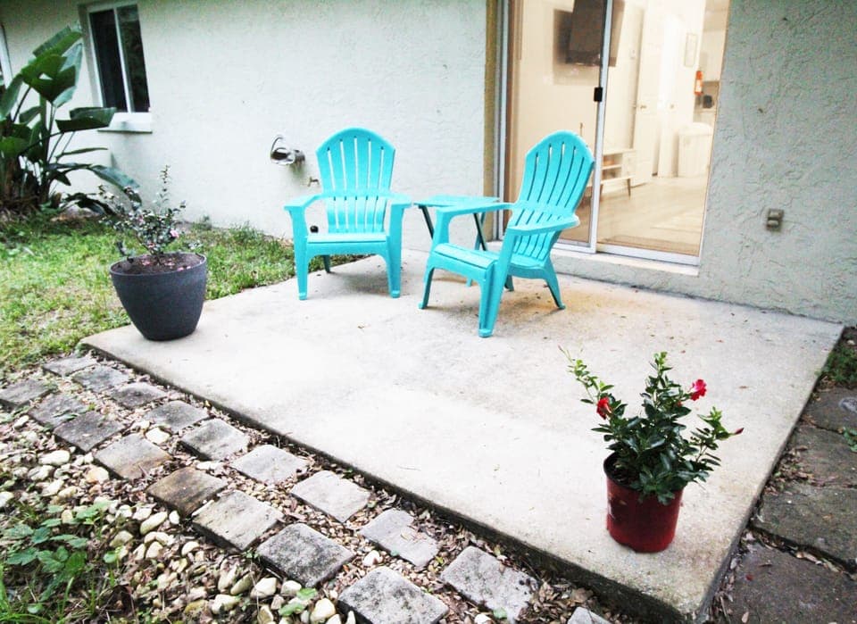 Back patio