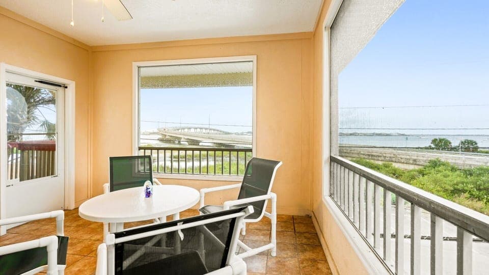 Patio with View