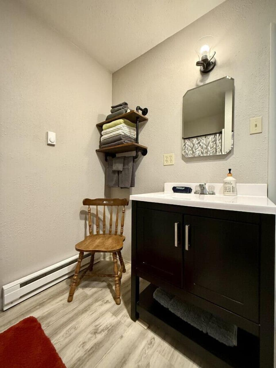 Beautiful bathroom with walk-in shower.