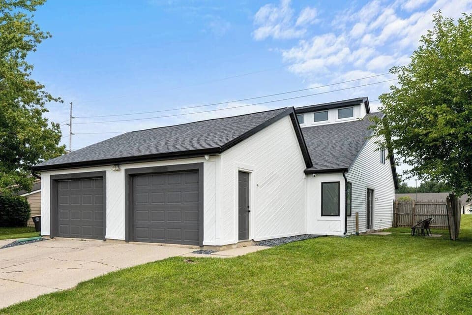 Exterior of the house.