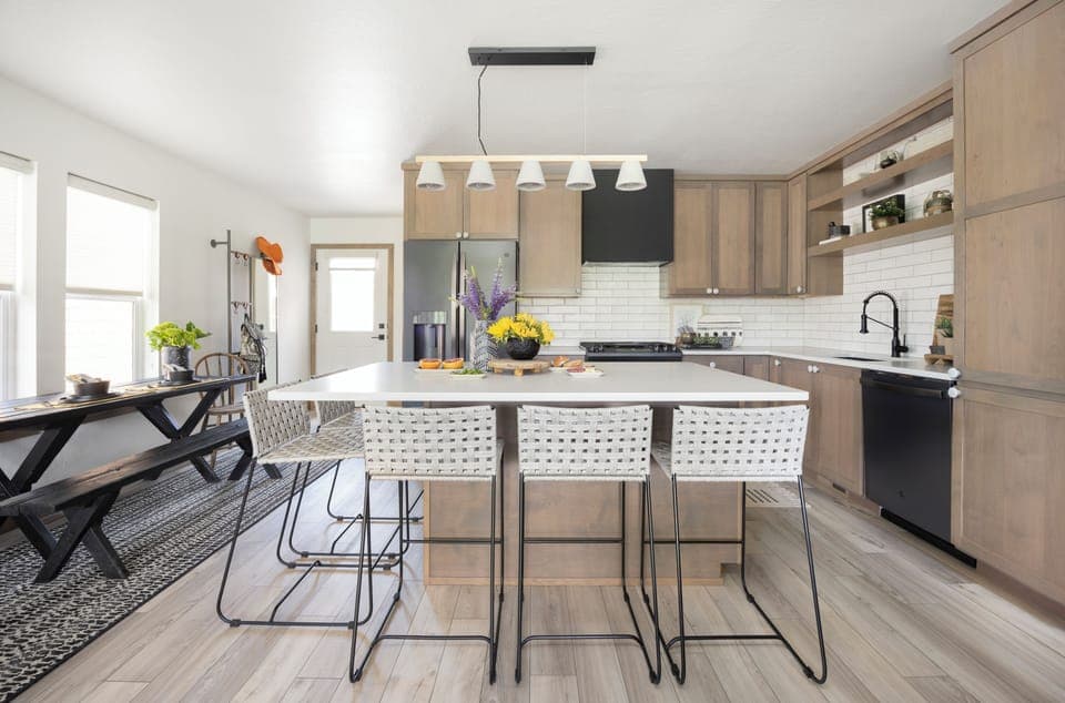 Open floor plan in the Kitchen/Living Room