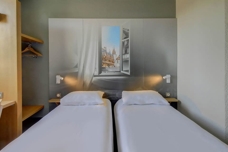 Individually furnished, desk, blackout drapes, soundproofing