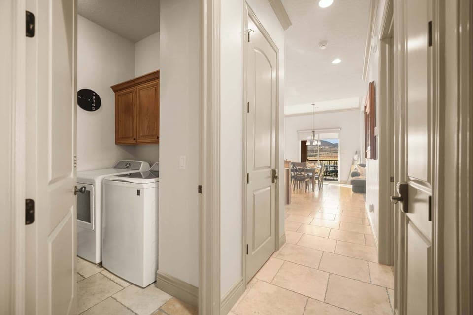 Private laundry is available for your stay!