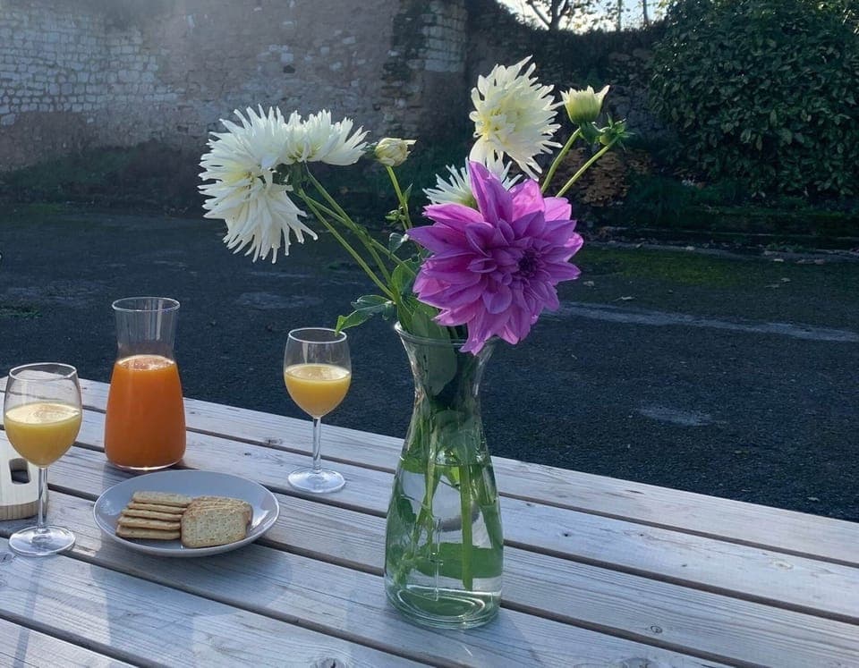Terrasse hôtes La Bercerie