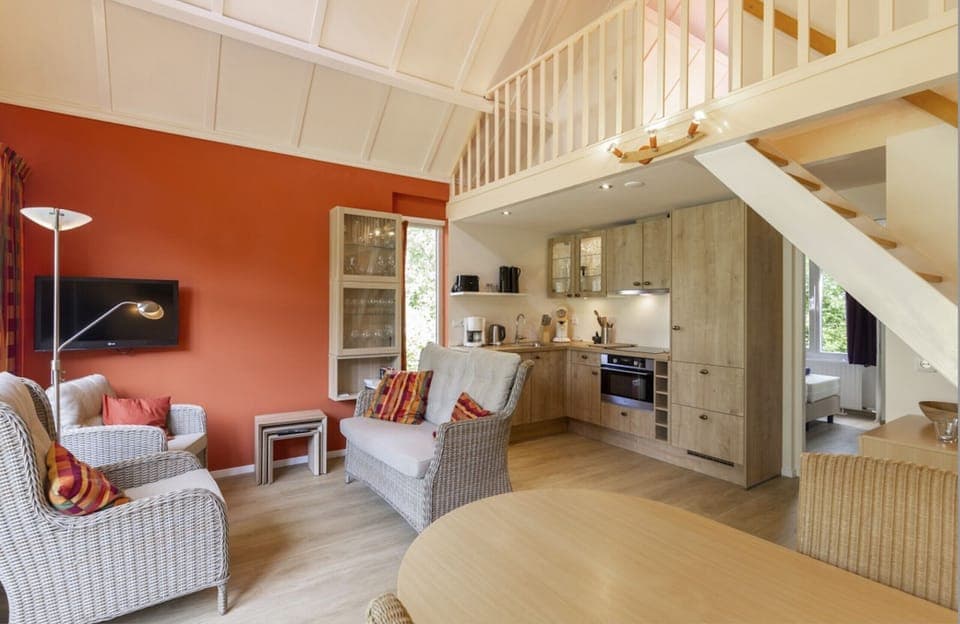 living room and kitchen - Bungalowpark Simpelveld - Delta 121