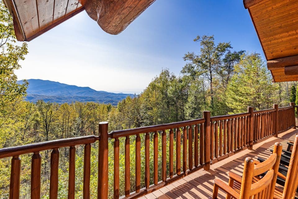 View from Grizzly's Den cabin