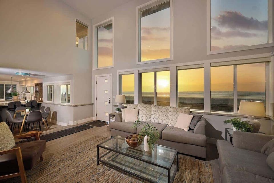 Ocean views from every window