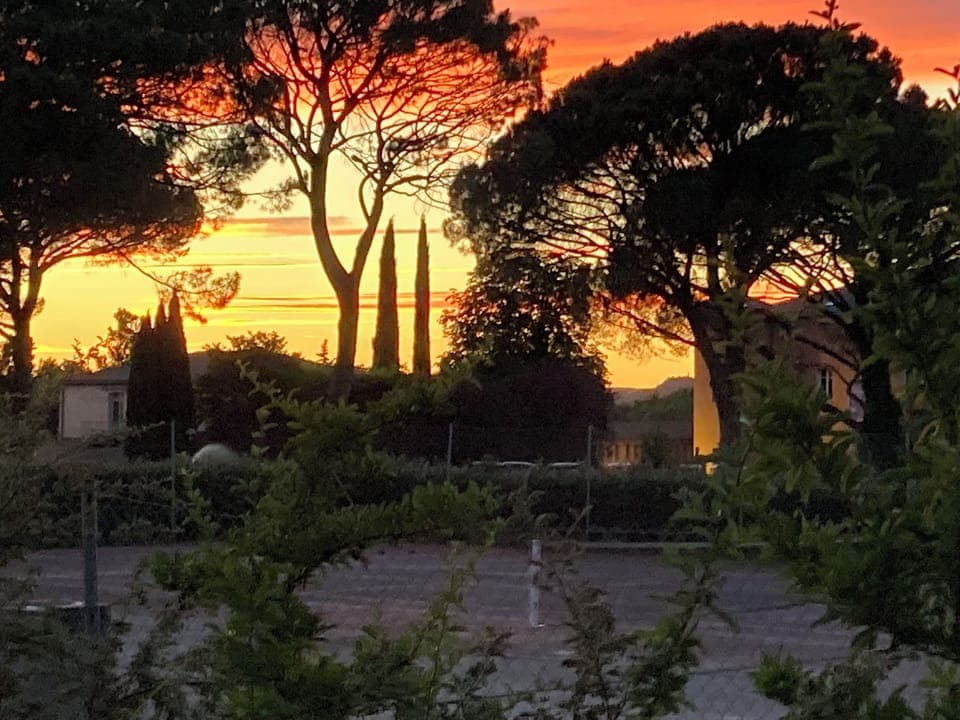 The beautiful sunsets