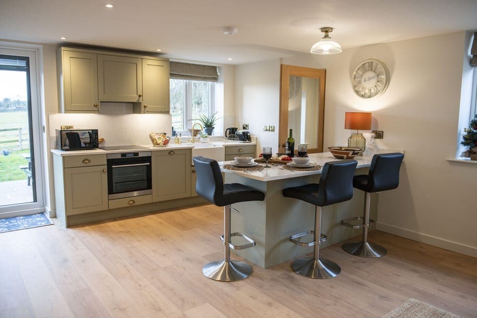 The Dog Kennels, Leyburn: Open-plan living area