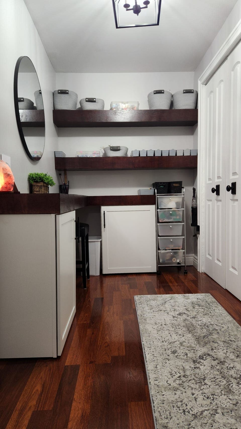 Craft/extra workspace. Lower level