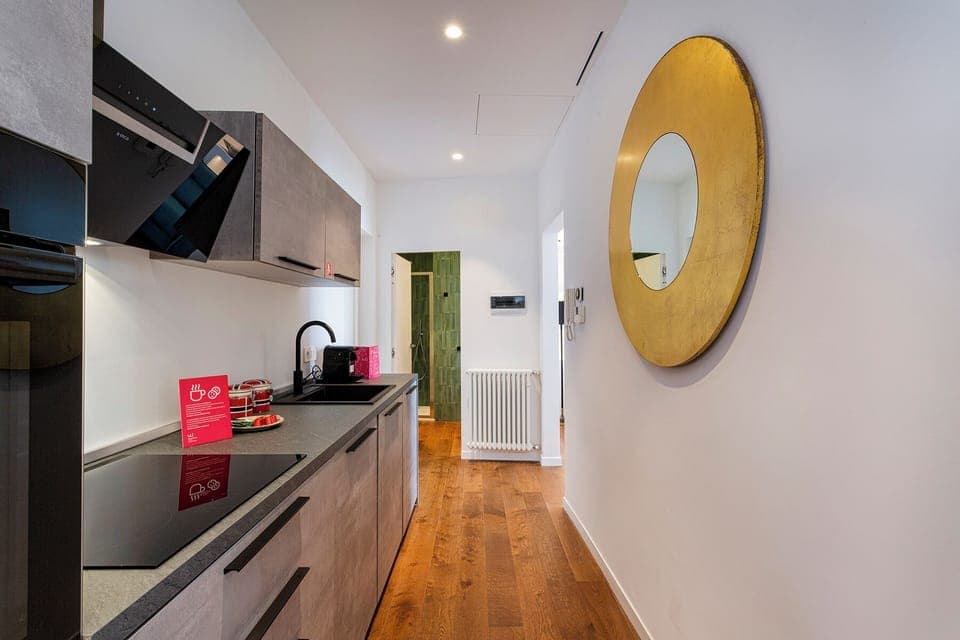 Basic Apartment, Balcony | Private kitchen | Espresso maker