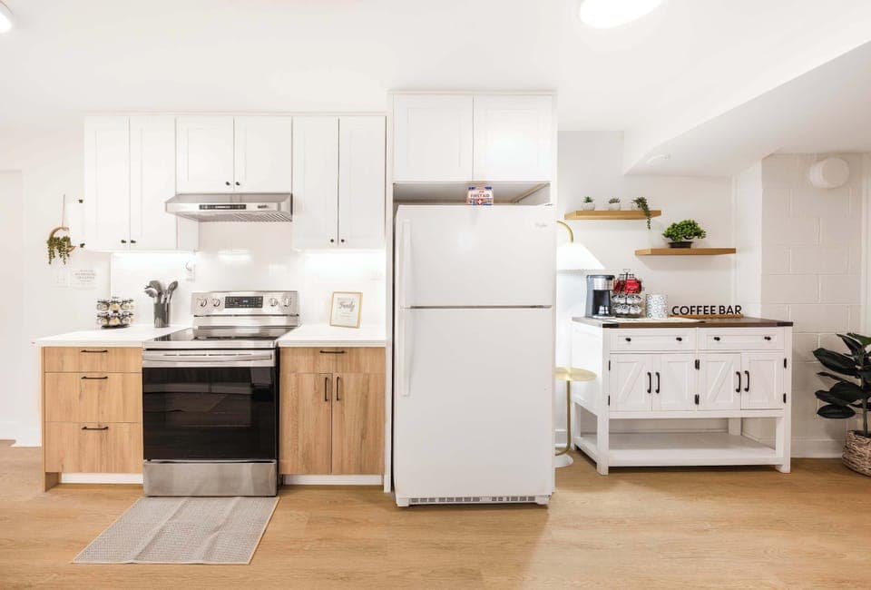 Here is the fully remodeled kitchen