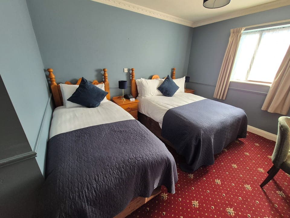 Basic Triple Room | Desk, blackout drapes, iron/ironing board