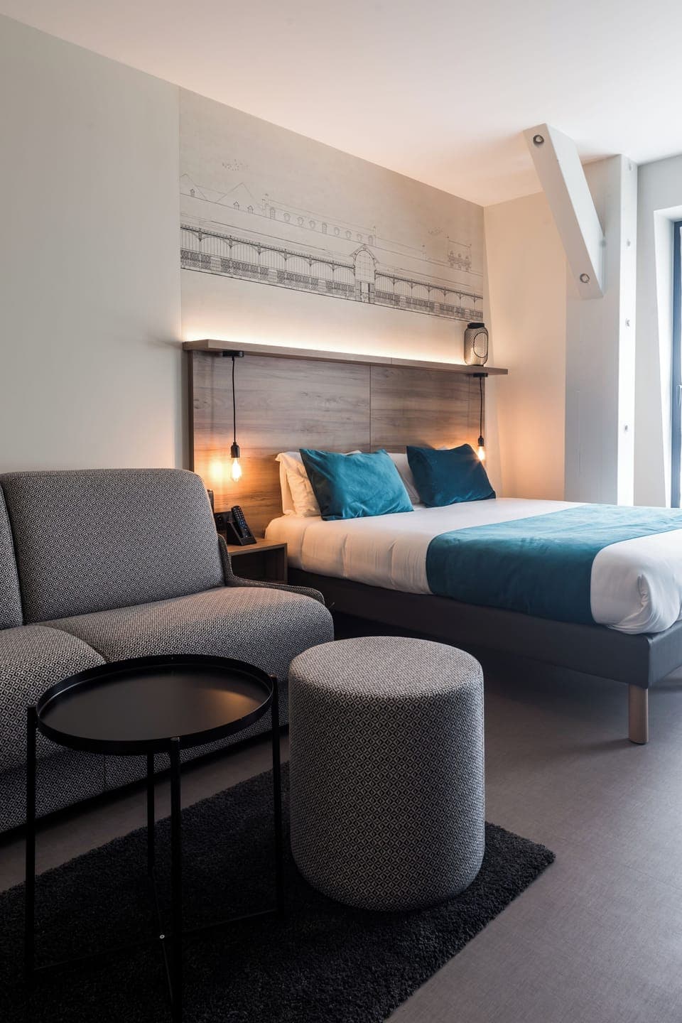 Family Quadruple Room, 1 Queen Bed with Sofa bed | In-room safe, desk, laptop workspace, blackout drapes