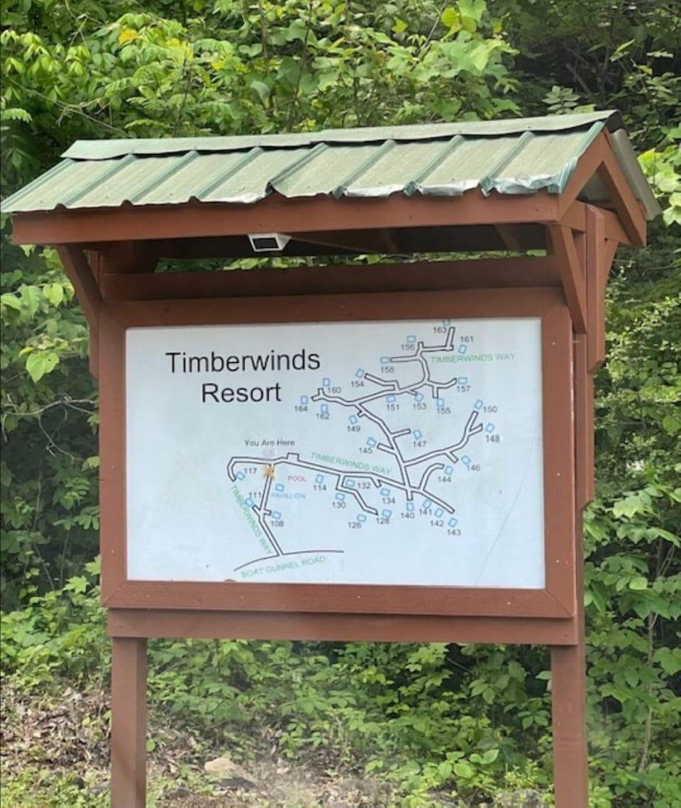 Resort Map - we are at the very top!