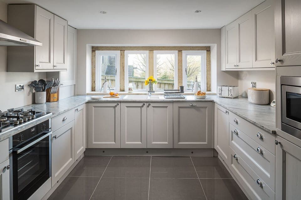 The kitchen at The Annex at Runninghill, Peak District