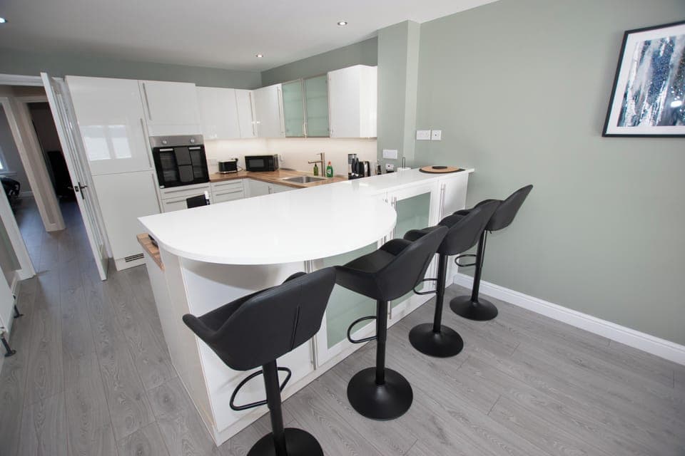 Kitchen with Breakfast bar fully renovated in March 2025