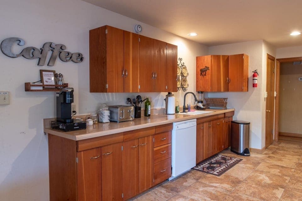Kitchen with Coffee and Tea