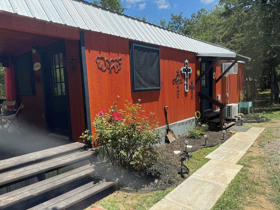 Make yourself at home in this quiet little cabin. 