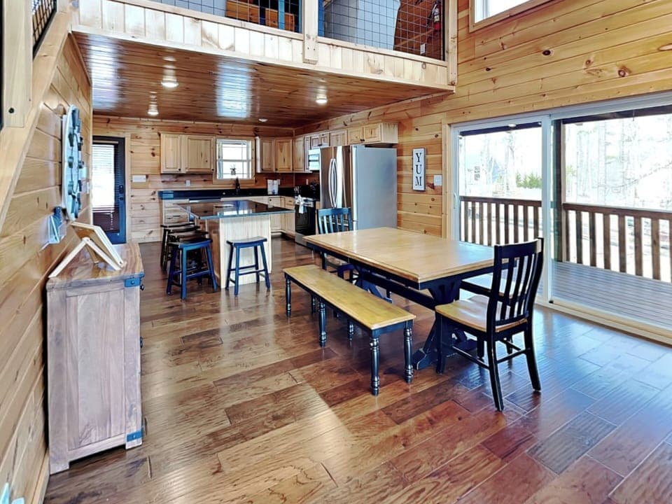 Dining Area and Fully Equipped Kitchen - First Floor