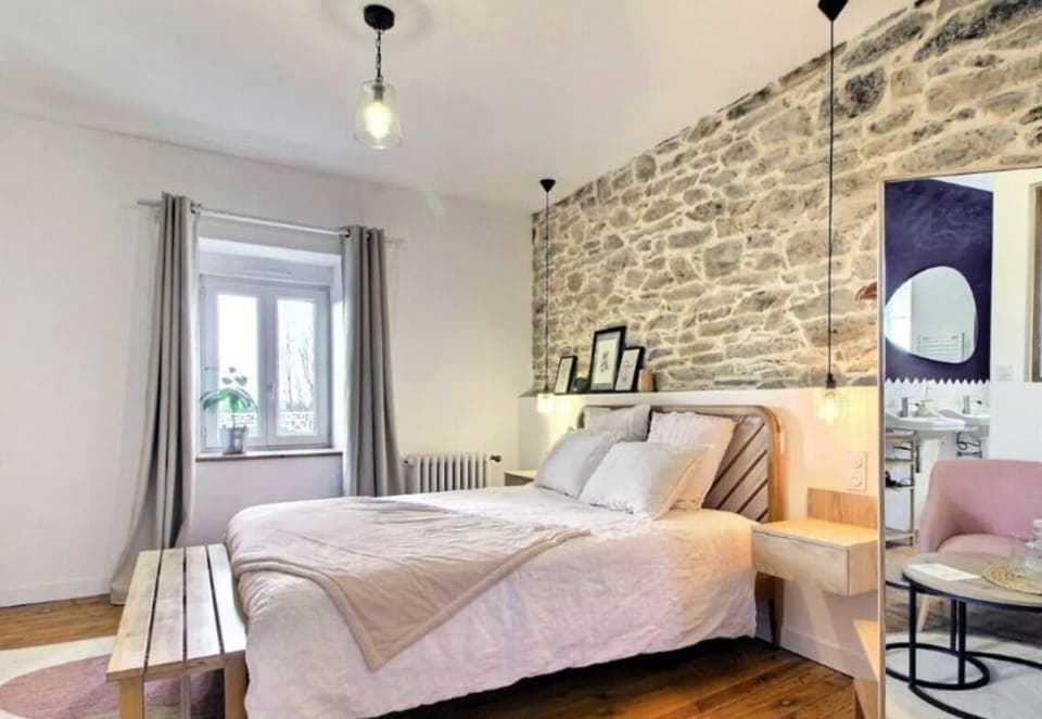 Premium bedding, memory foam beds, individually furnished