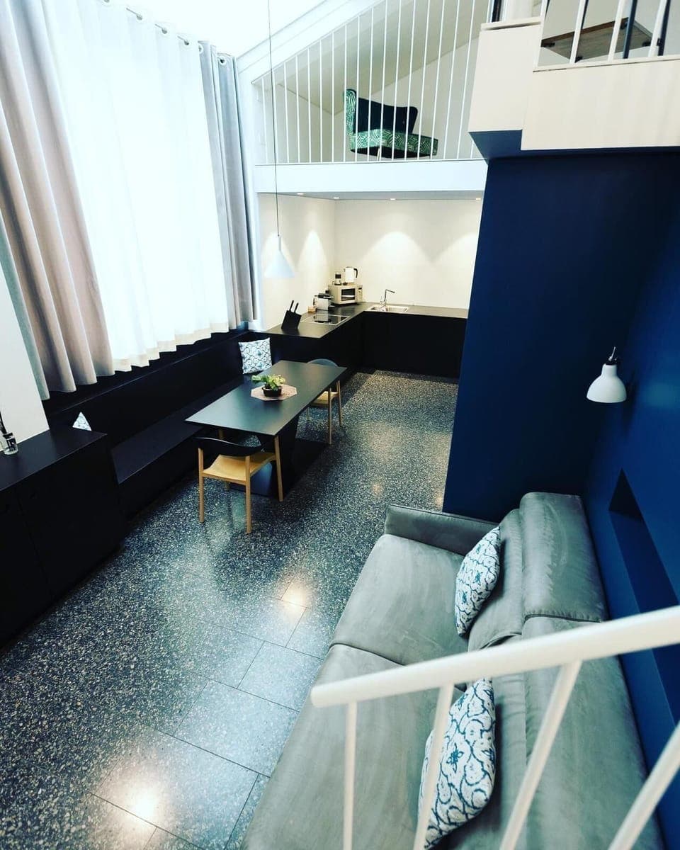 Apartment, 1 Bedroom, Kitchen | Living area | Flat-screen TV