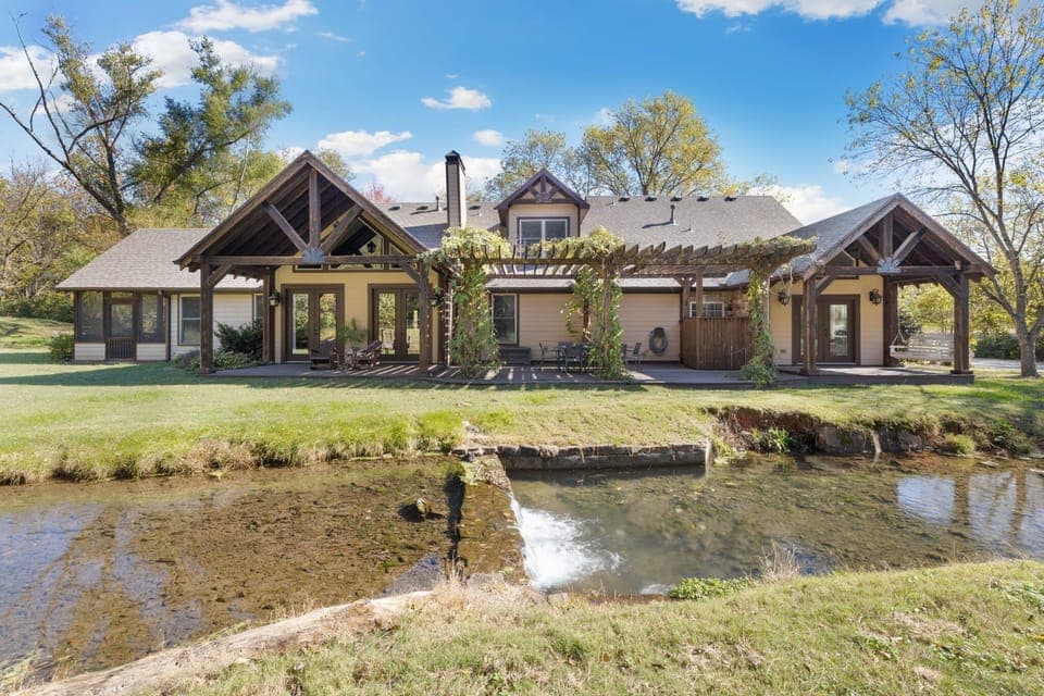 Welcome to Whispering Brook - our peaceful 4-bedroom home with an outdoor oasis!