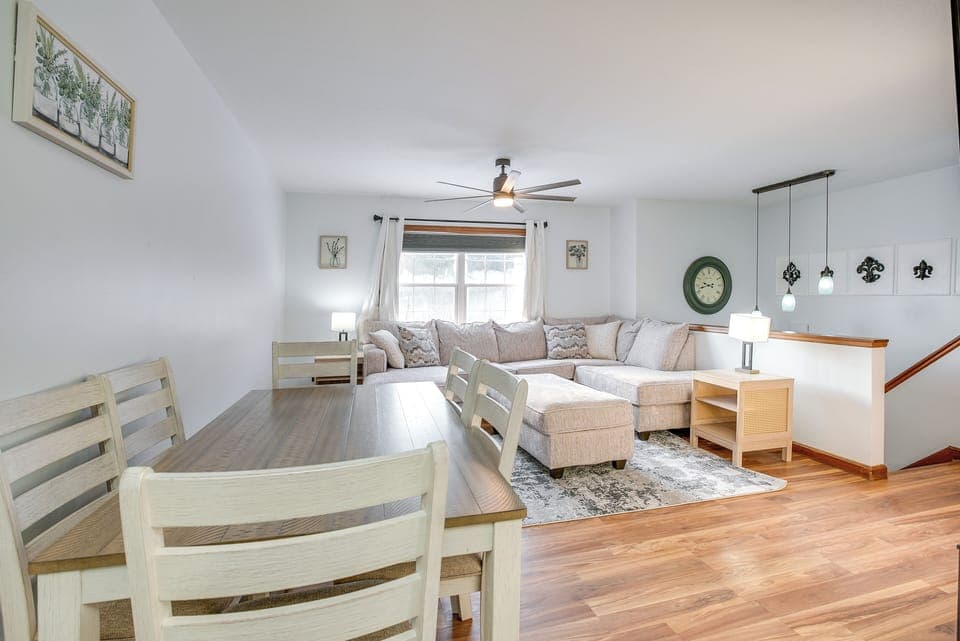 Logan Vacation Rental | 2BR | 2BA | 1,248 Sq Ft | Stairs Required