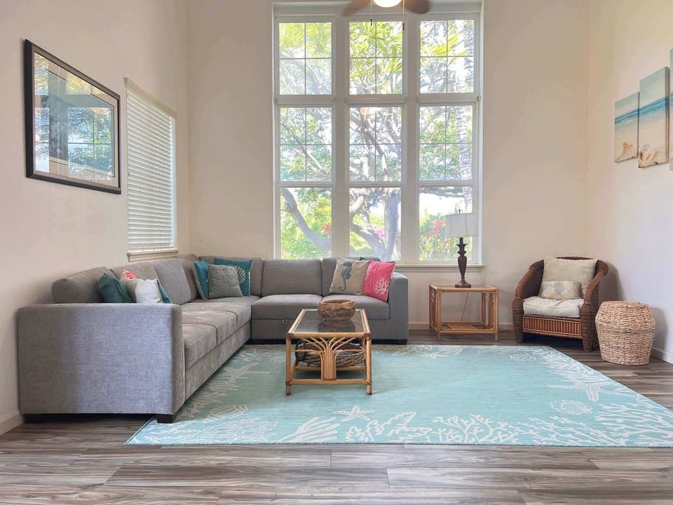 Comfortable seating in the living area