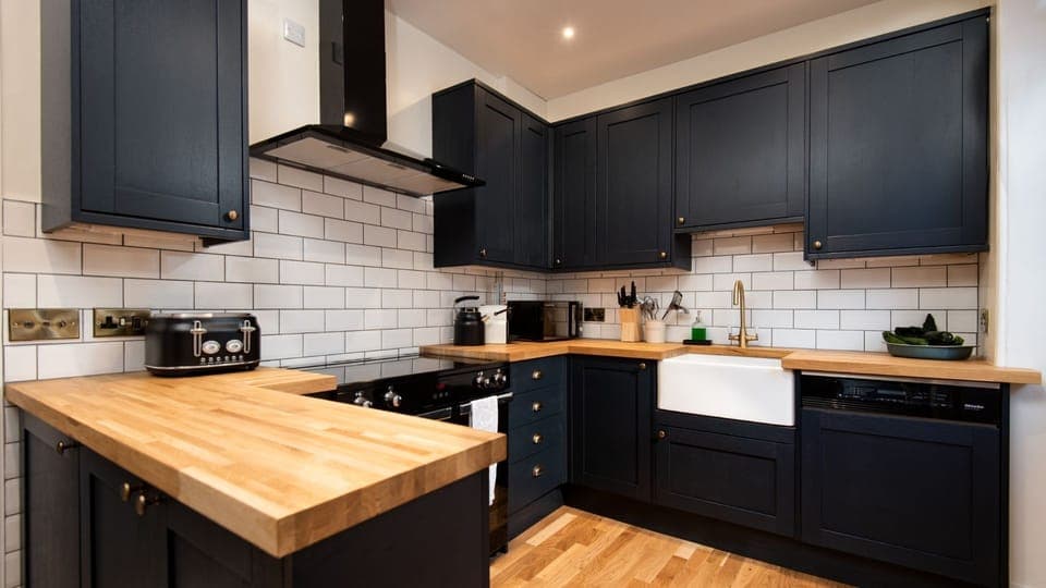 Dalgety - the contemporary kitchen at the rear of the house