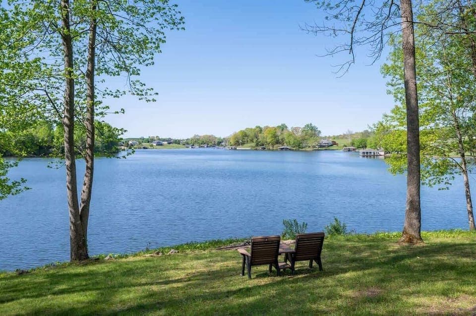 The BEST spot to sit in silence and just breathe in the peace that the lake brings.