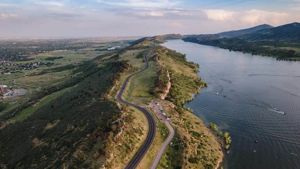 Take in the beauty of Horsetooth Reservoir—perfect for hiking, swimming, and scenic drives!