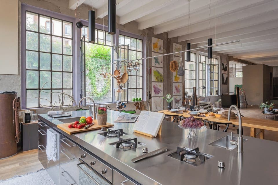 Apartment (2 Bedrooms) | Private kitchen | Oven, espresso maker, electric kettle, highchair