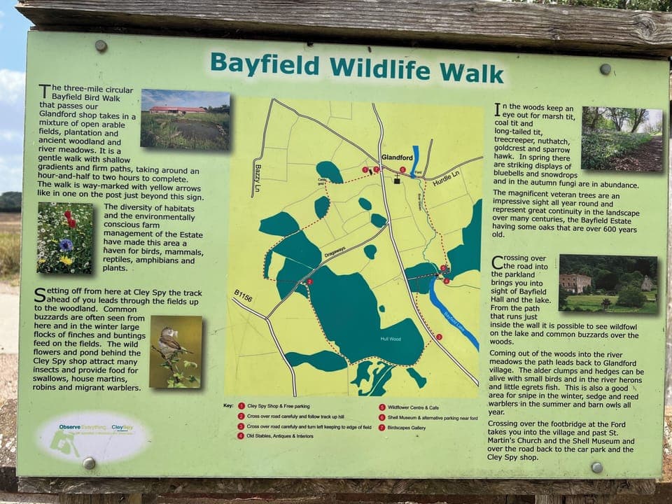 A lovely walk from Glandford just through Wiveton