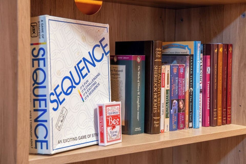 Misty Mountain Treehouse's downstairs game room