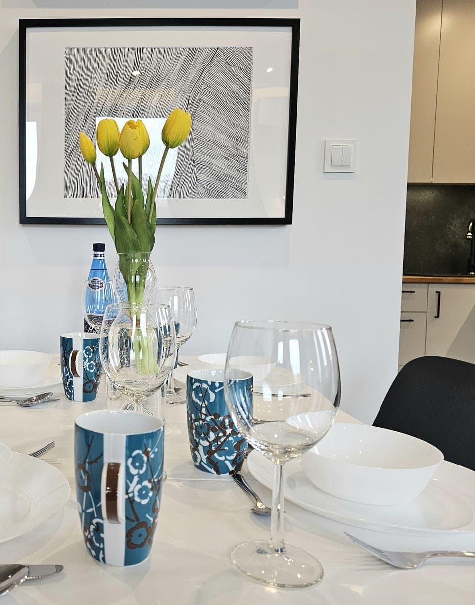 Comfort Apartment, Balcony, Beach View | Living area | 50-inch LCD TV with cable channels