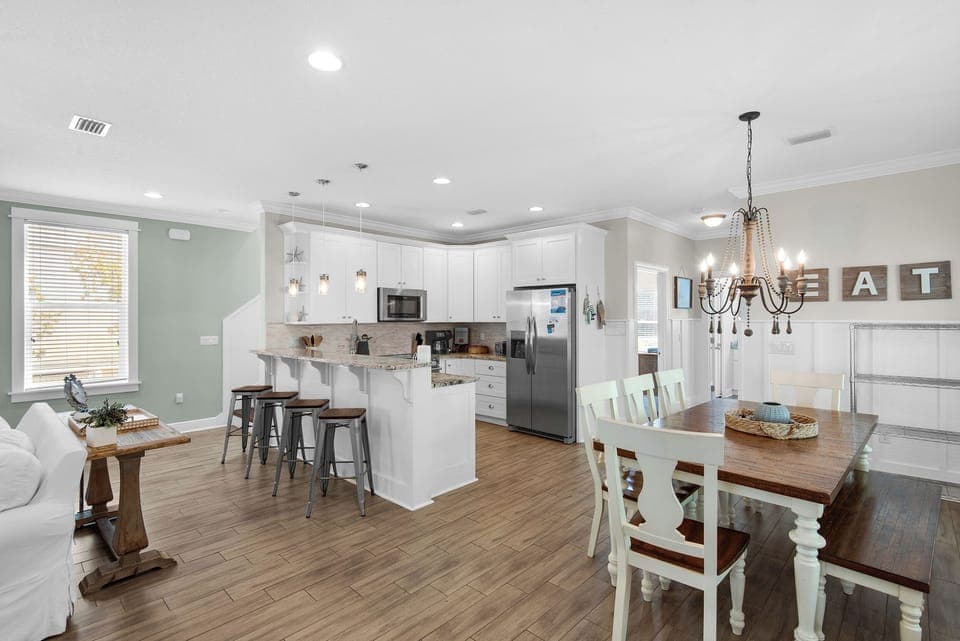 Spacious and open