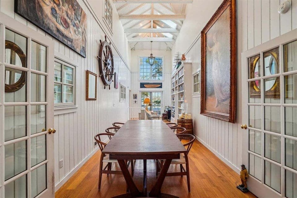 Main Floor Grand Hall and Dining Area at Port House