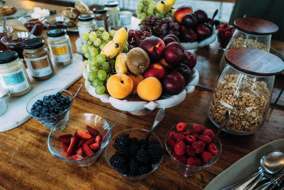 Free daily self-serve breakfast