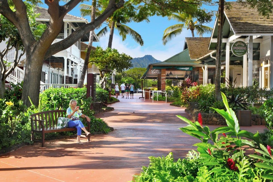 Discover vibrant shopping and dining in a lush, tropical setting at this premier island destination.
