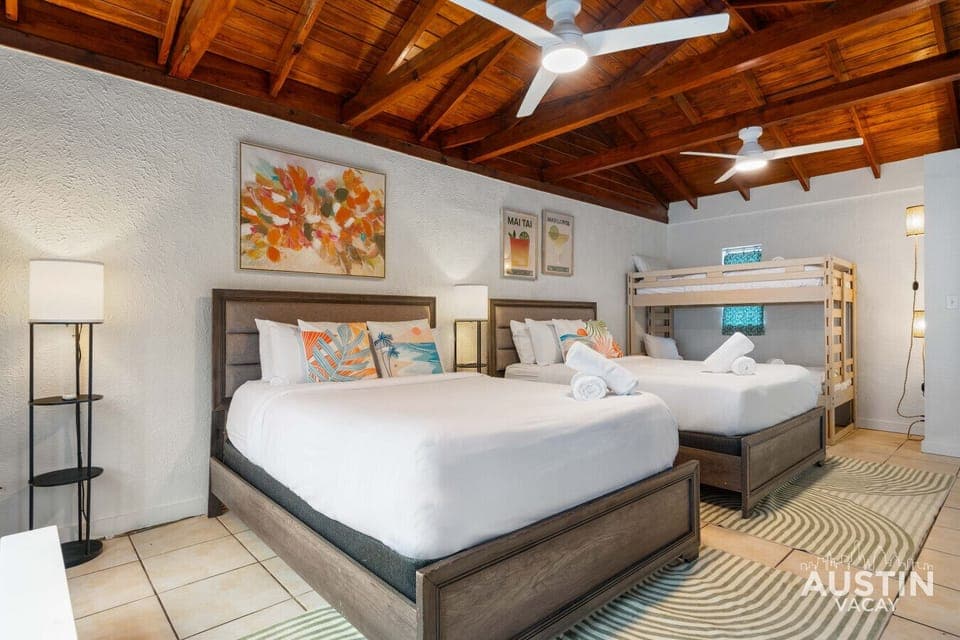 Double the beds, double the fun. Who`s bunking up?