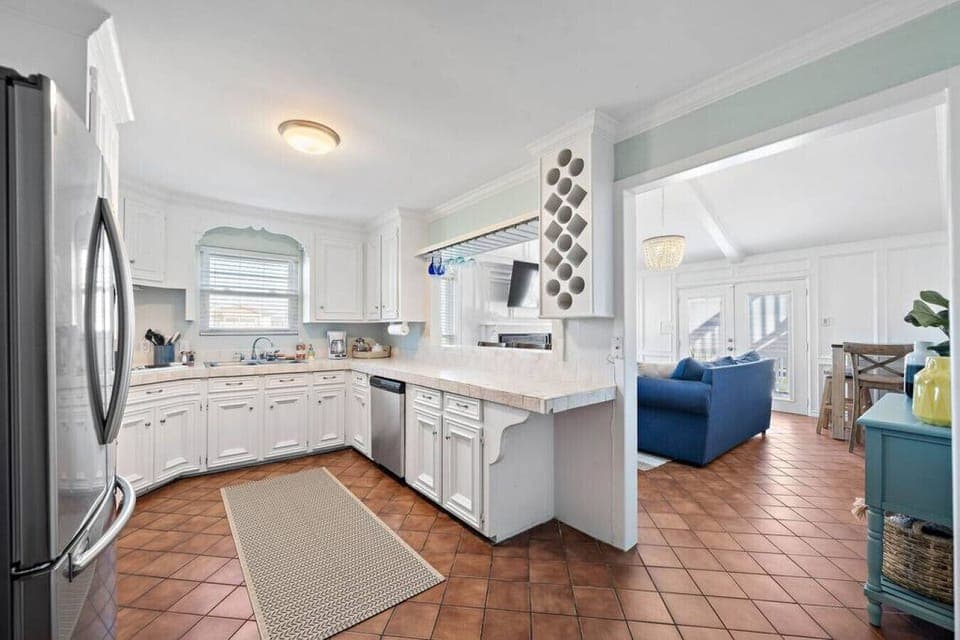 Whip up delicious meals in this charming kitchen