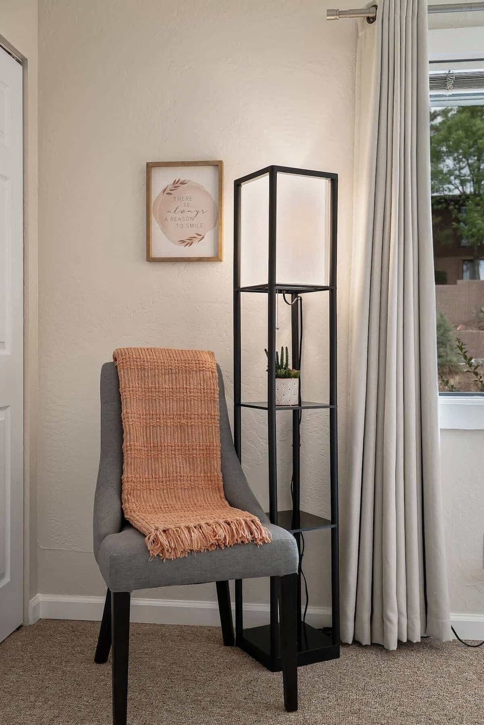 Sitting area in the bedroom, unwind in style.
