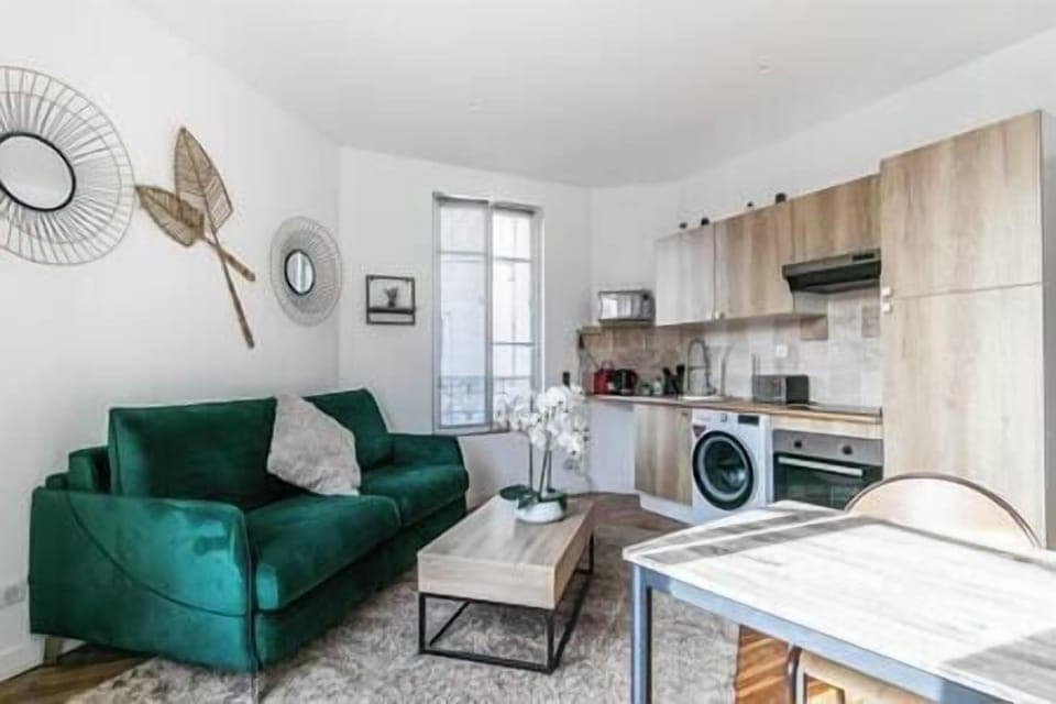 Salon avec cuisine équipée (1)