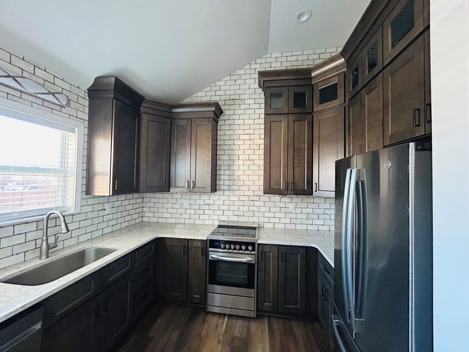 Fully stocked kitchen
