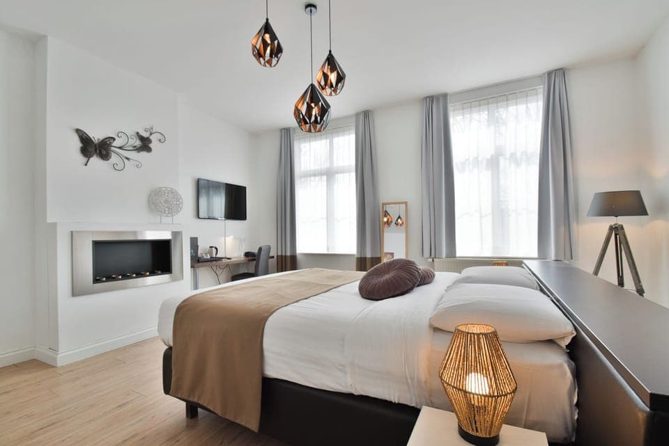 Executive Double Room, Garden View | Premium bedding, blackout drapes, soundproofing, free WiFi