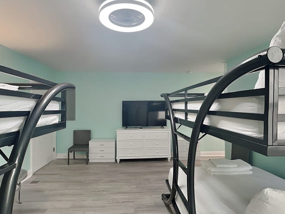 Fourth Bedroom, First Floor - TV