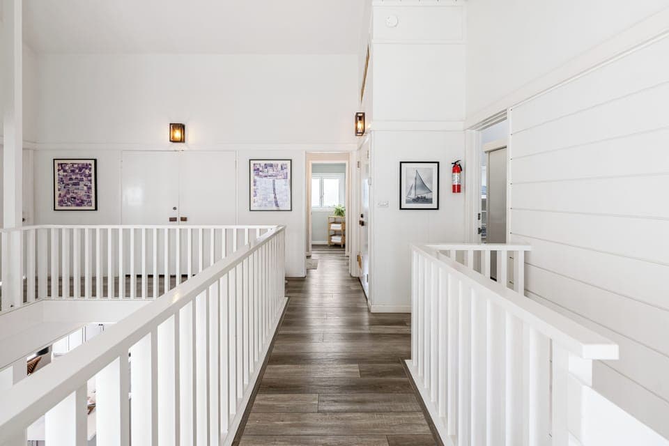 Bright, modern interior.